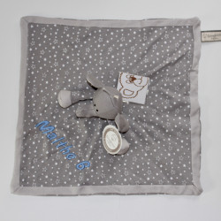 Teddykompaniet økologisk elefant sutteklud med navn på