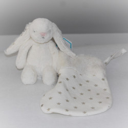 Jellycat Bashful Twinkle kanin med strømpe og navn på