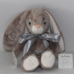 My Natural Bunny - Brun kanin bamse med navn på