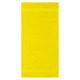 Stort gult håndklæde med navn på