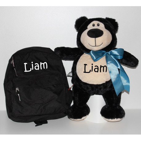 Cubbies bamse og rygsæk med navn på