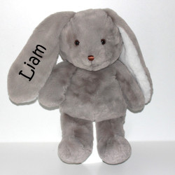 Teddykompaniet stor grå Maja kanin bamse med navn