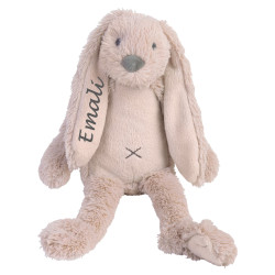Happy Horse gammelrosa kanin bamse med navn på 38cm