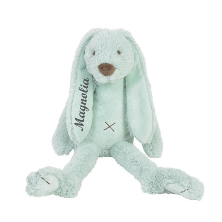 Happy Horse mintgrøn Richie kaninbamse med navn på 28cm