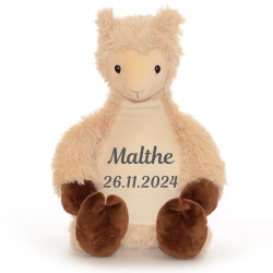 Cubbies Lama bamse med navn på maven