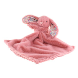 Tinka gammelrosa kanin sutteklud med navn på