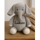 Cubbies floppy elefant bamse med navn på