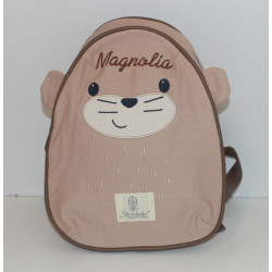 Lysebrun Sterntaler rygsæk med navn og ører