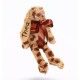 plettet kanin bamse med navn broderet 28cm