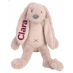 Happy Horse gammelrosa kanin bamse med navn på 38cm