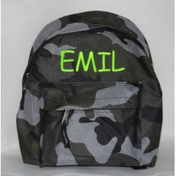 Army børnehave rygsæk med navn på